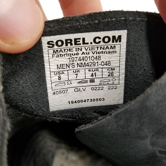 Sorel Kezar Moc Chukka Mens Size 8 Black Waterproof Leather Boots NM4291-048 main image 7